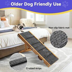 Foldable Dog Ramp for Couch, Small Dog Ramp for Bed